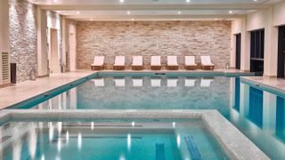 Take a dip in the swimming pool at the spa