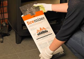 Firemizer is a new product that can be laid at the bottom of stoves and fires to reduce pollution