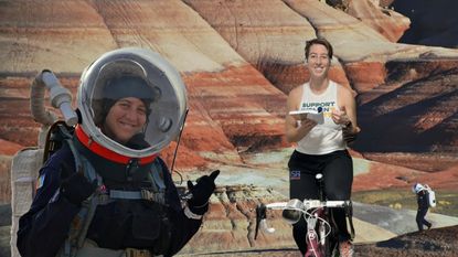 Helen Eifert at the Mars Desert Research Station