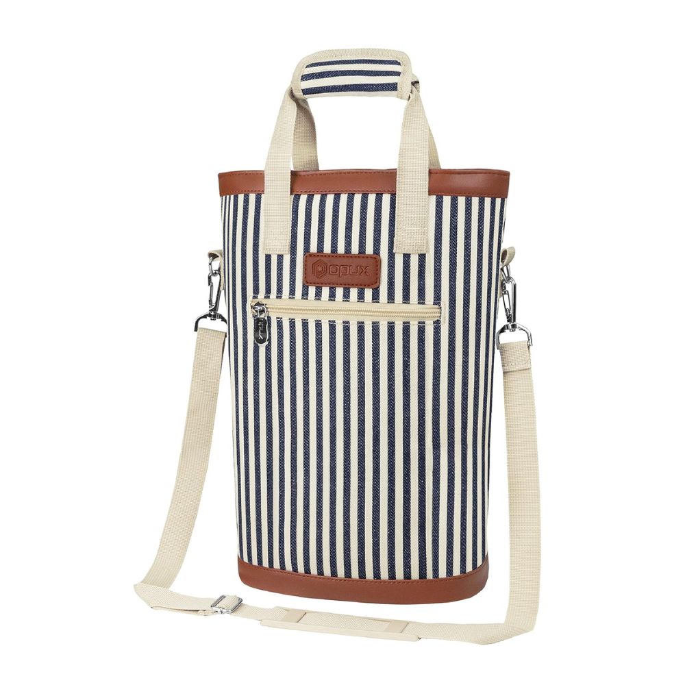 Opux Two Bottle Wine Bag Carrier Tote at Amazon