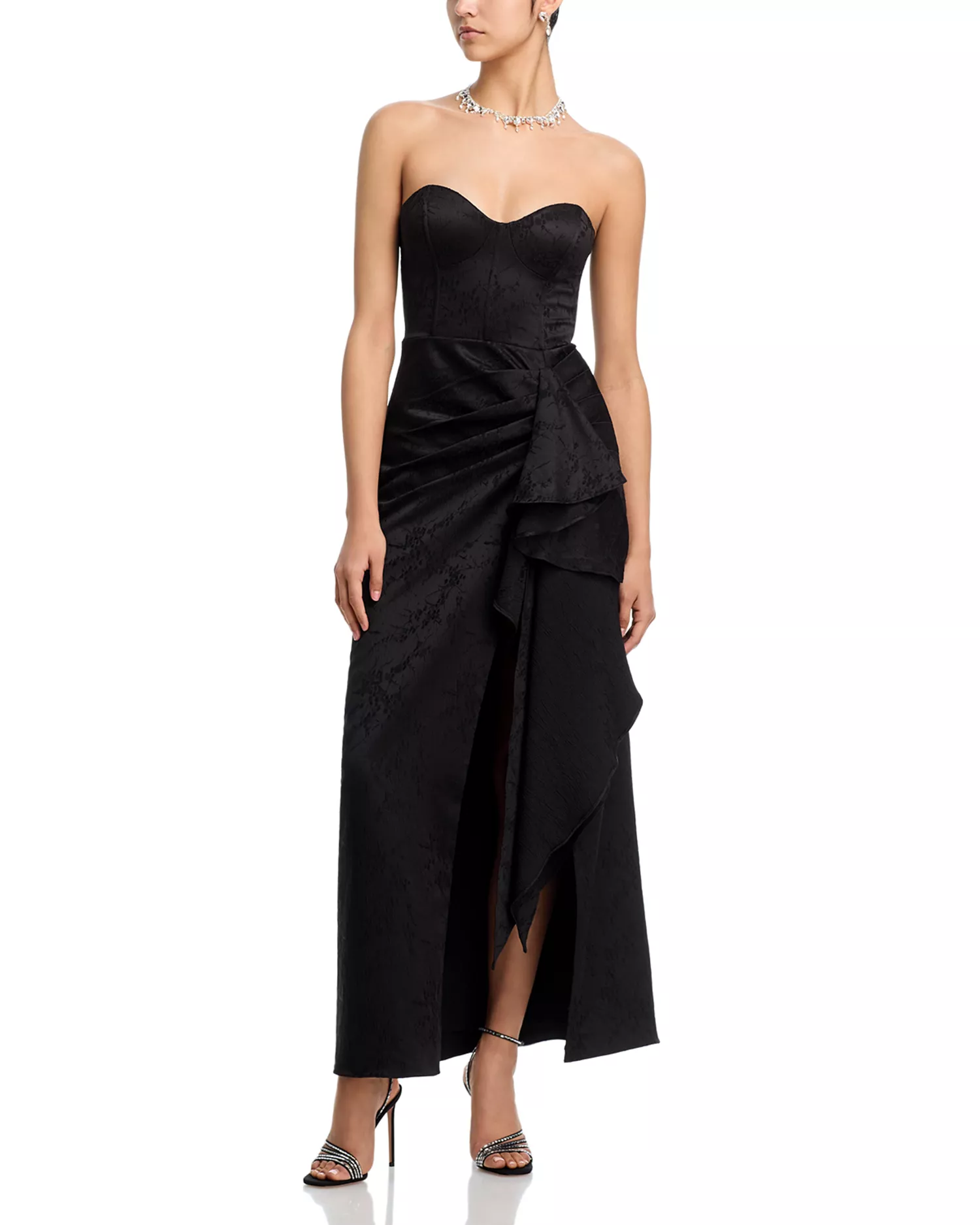Strapless Draped Dress - Exclusive