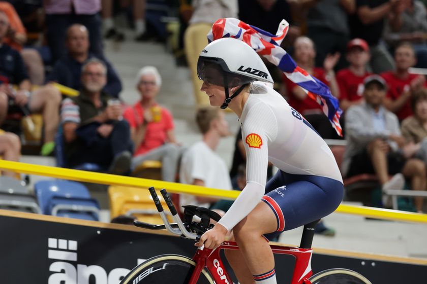 2025 UCI Junior Track World Championships - 21 Aug 2025Cycling - 2025 UCI Junior Track World Championships - Omnisport, Apeldoorn, Netherlands - Women Team Pursuit Final for Gold - Erin Boothman (Great Britain) celebrates winning the Women Team Pursuit Final for GoldBy: Alex Whitehead/SWpix.com/Shutterstock