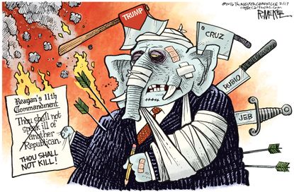 Editorial Cartoon U.S. Republican Primary