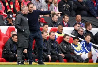 Frank Lampard was unhappy with the refereeing during Everton's defeat at Anfield (