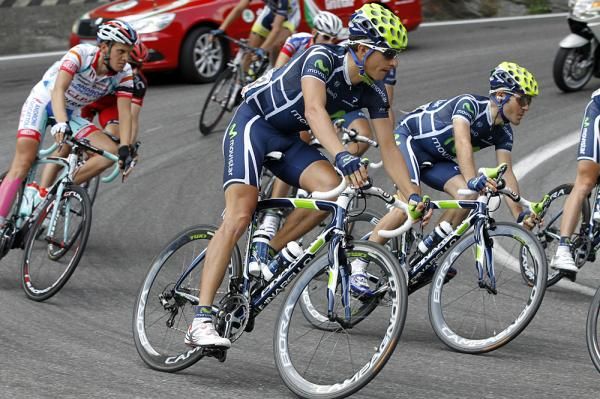 The Movistar riders continued on in the Giro on the day of their teammate Xavier Tondo's funeral