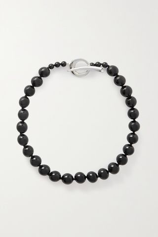 + Net Sustain Everyday Boule Sterling Silver and Onyx Necklace