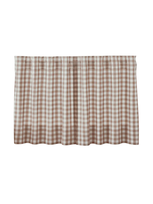 Annie Buffalo Check Cotton Tailored Cafe Curtain