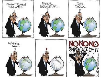 Obama cartoon U.S. foreign policy