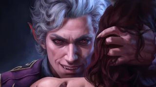 The vampire Astarion enjoys a snack