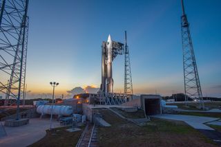 Atlas V Rocket with NROL-61 on the Launch Pad
