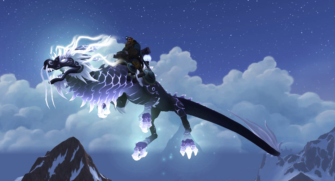 WoW Heavenly Onyx Cloud Serpent mount