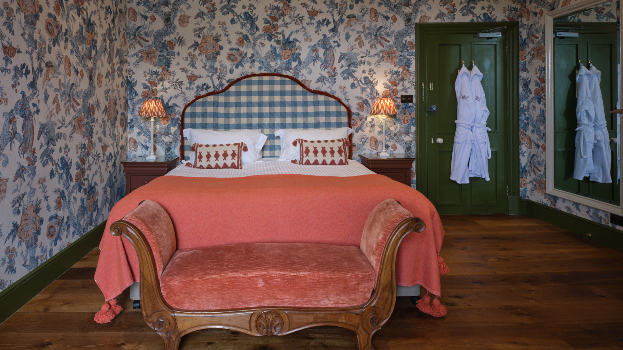 Junior master bedroom at The Old Bell Hotel