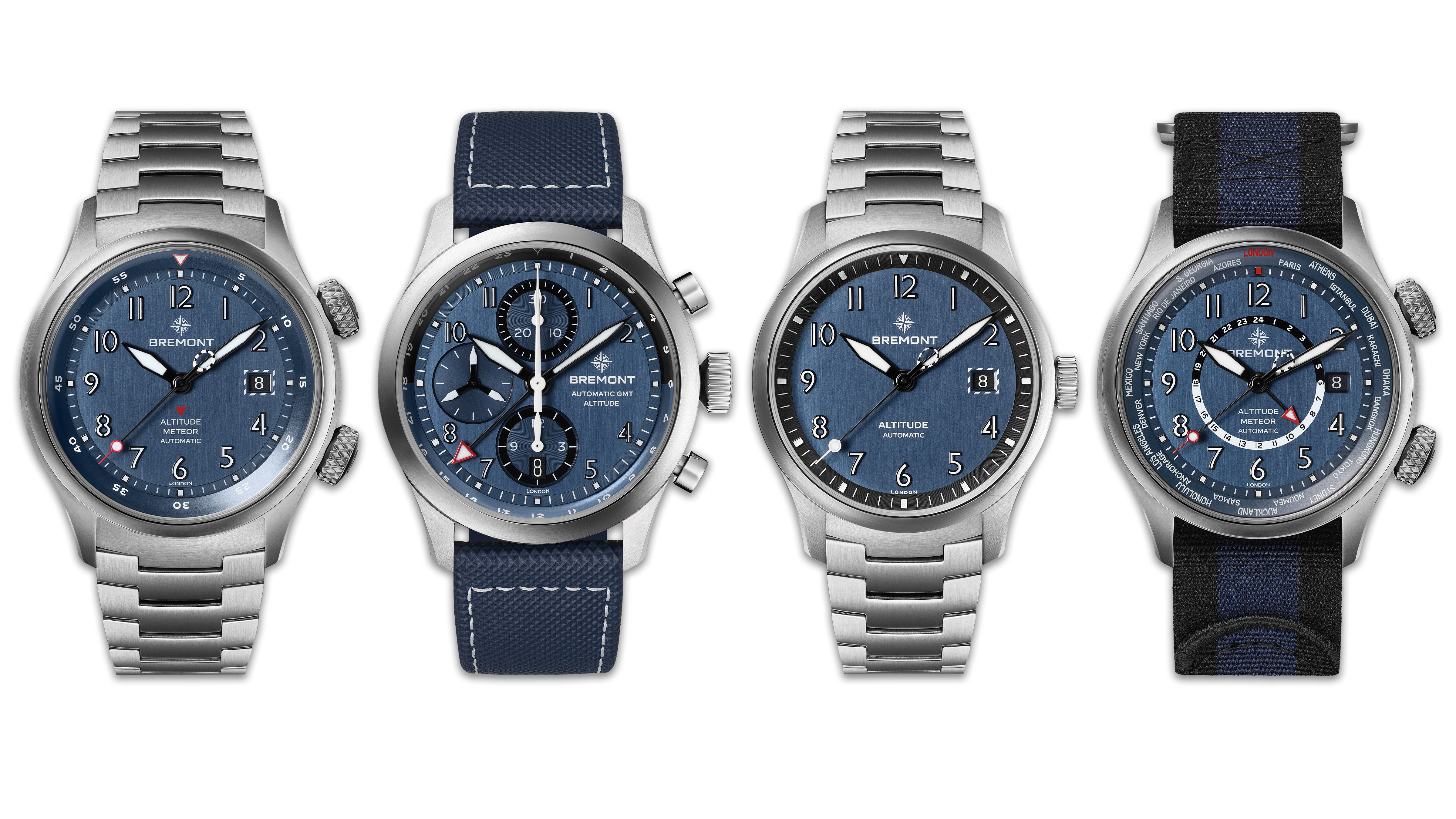 Bremont Altitude Air Force Blue collection
