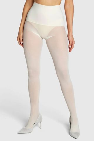 Heist The Sixty Opaque Tights in Vintage Ivory