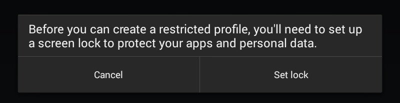 Restricted Profile