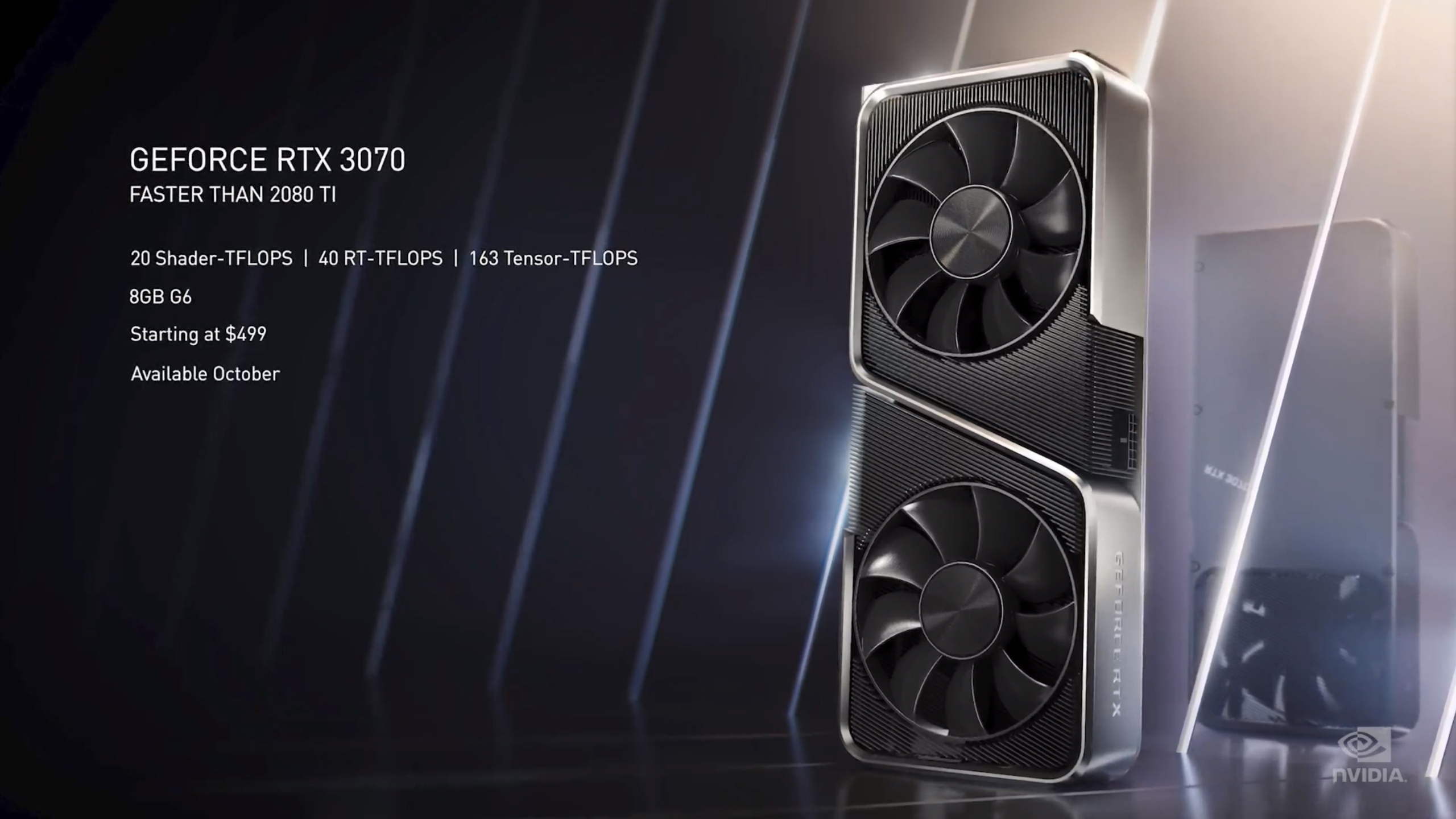 Nvidia GeForce RTX 3070 specs