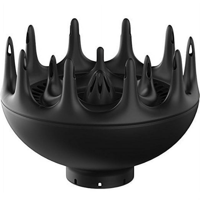 Xtava, Xtava Black Orchid Hair Diffuser for Curly Hair and Frizz Control, Plastic Blow Dryer Attachment