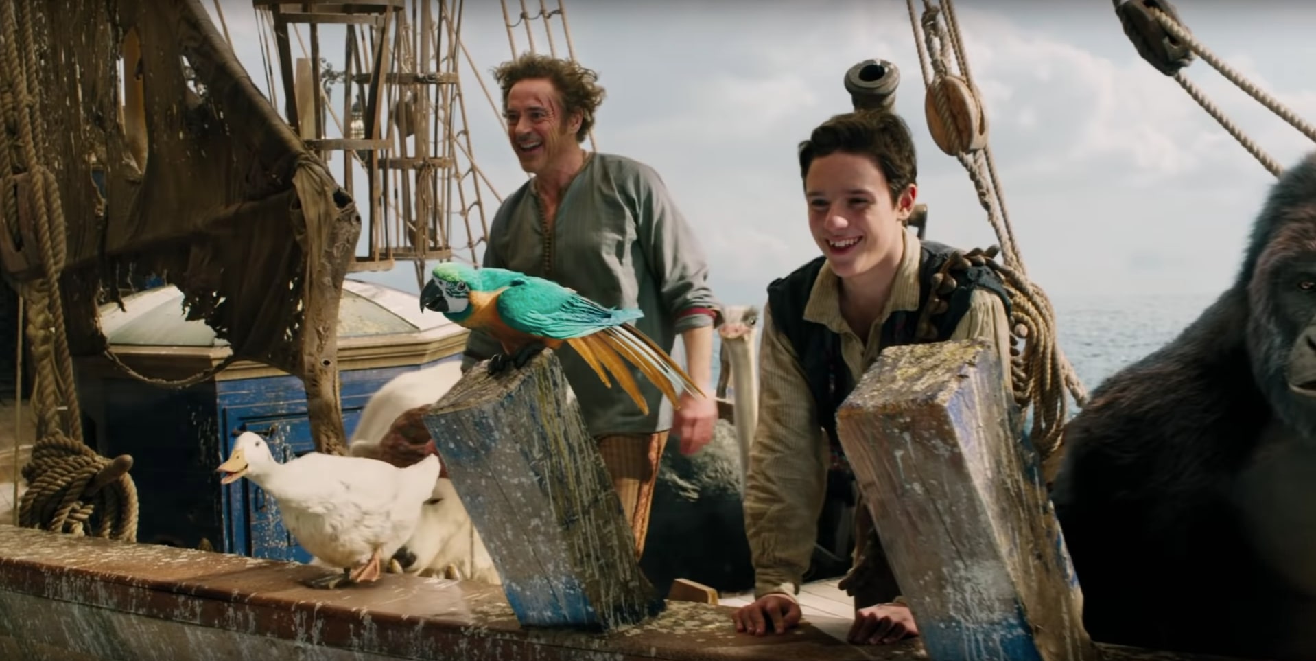 Robert Downey Jr. is a long way from Avengers in new Dolittle trailer
