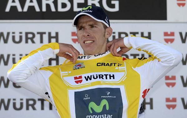 Race leader Rui Alberto Faria Da Costa (Movistar Team)