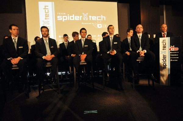 The 2012 Spidertech team is introduced.
