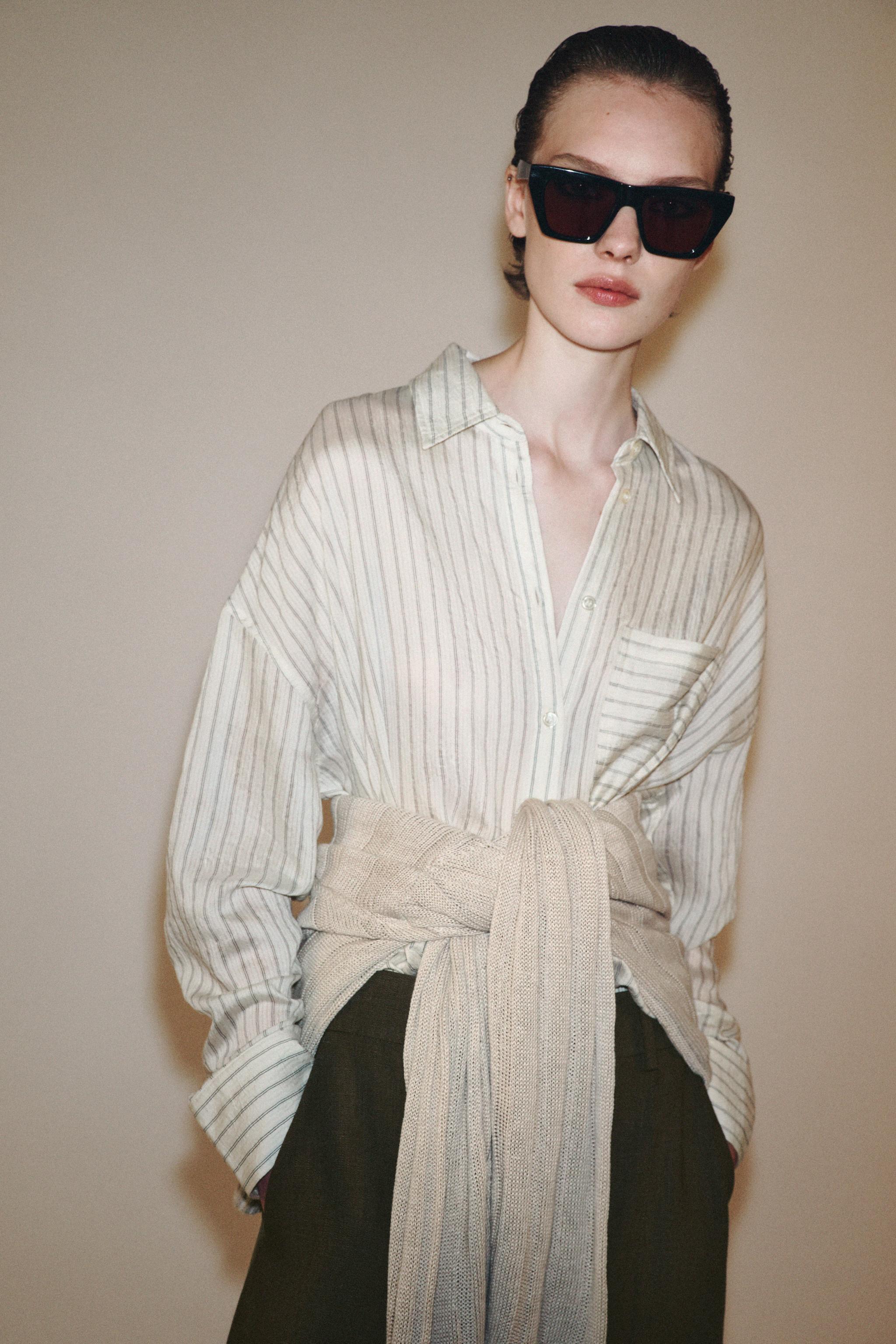 Zw Collection Striped Shirt