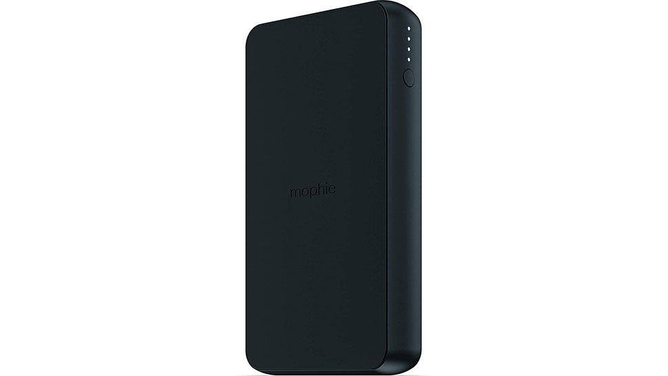 Mophie Powerstation Wireless XL 10 000 mAh -varavirtalähde valkoista taustaa vasten