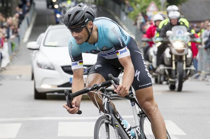 Tom Boonen (Omega Pharma-Quickstep) played his hand in the early breakaway