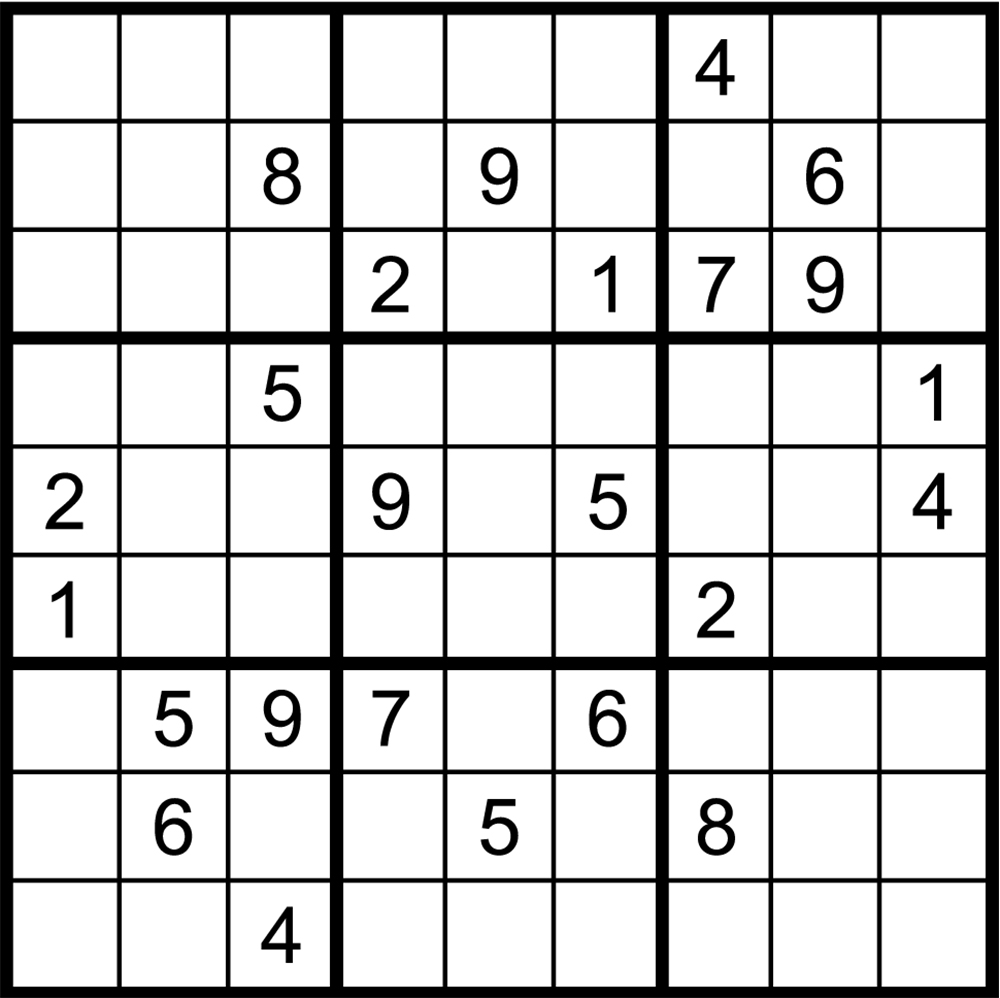 Sudoku puzzle