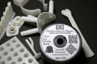Prints made with 680, a nylon printer filament from Taulman