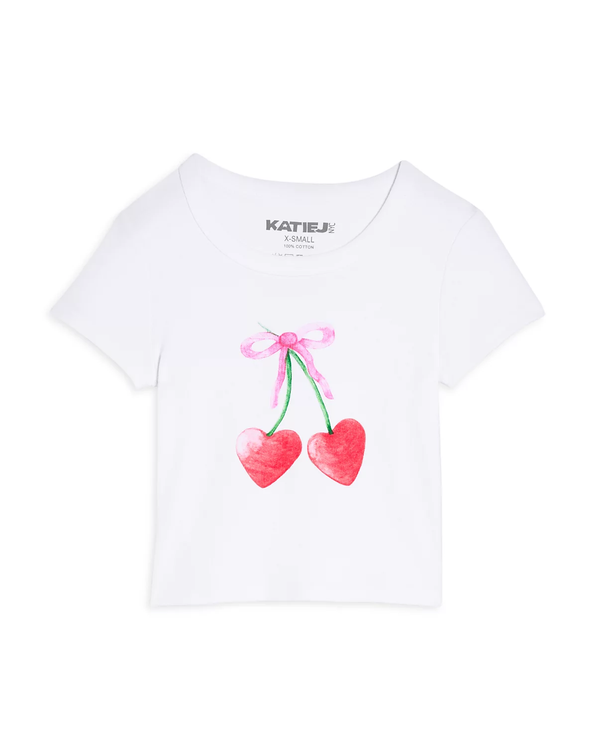 Girls' Cherry Bow Graphic Tee - Big Kid