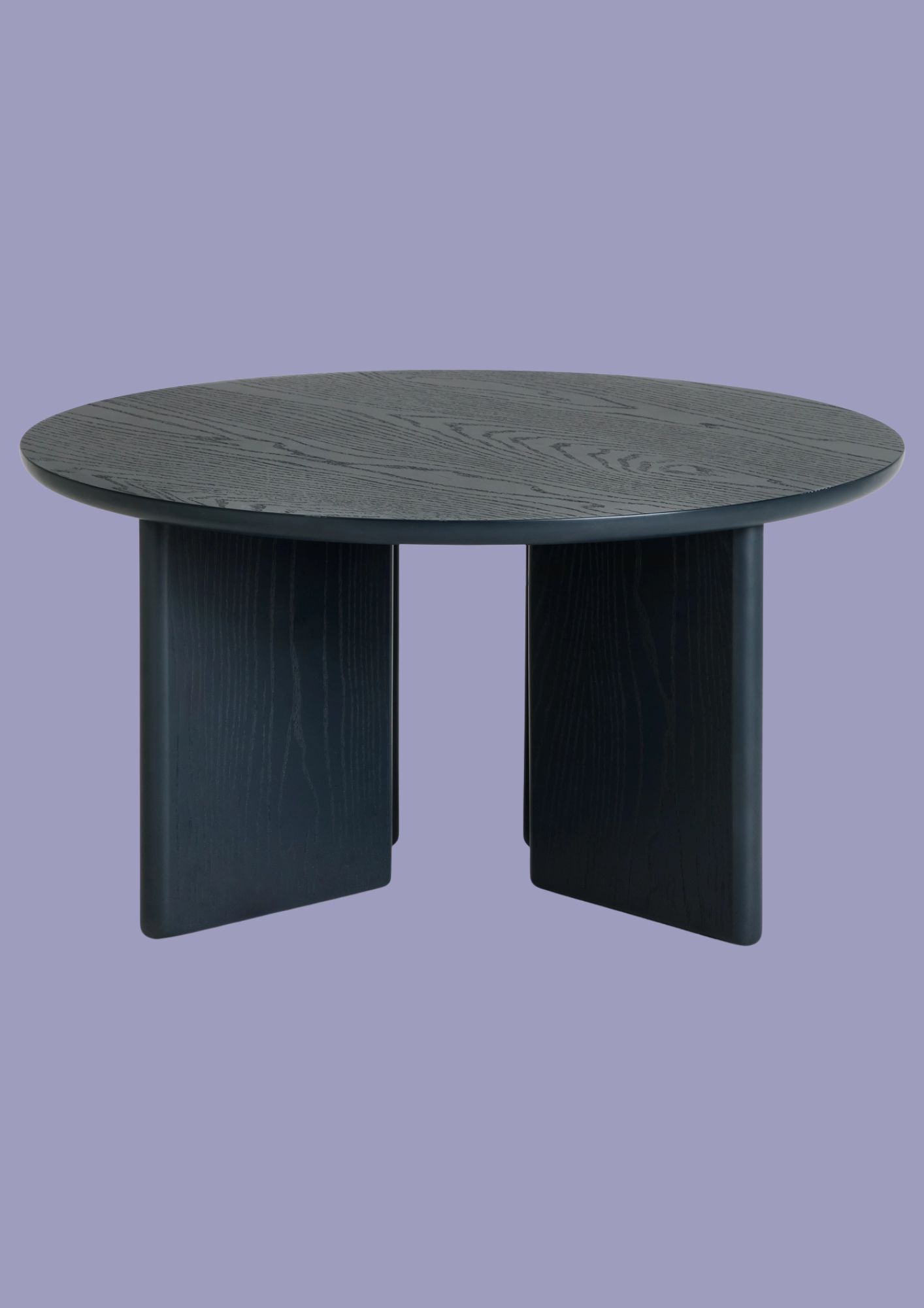 Habitat, Habitat Lason Round Coffee Table - Blue