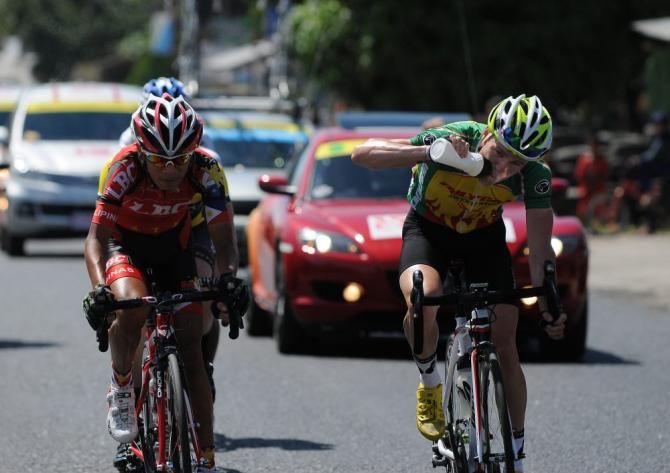 Oscar Pujol (Polygon Sweet Nice) during the stage
