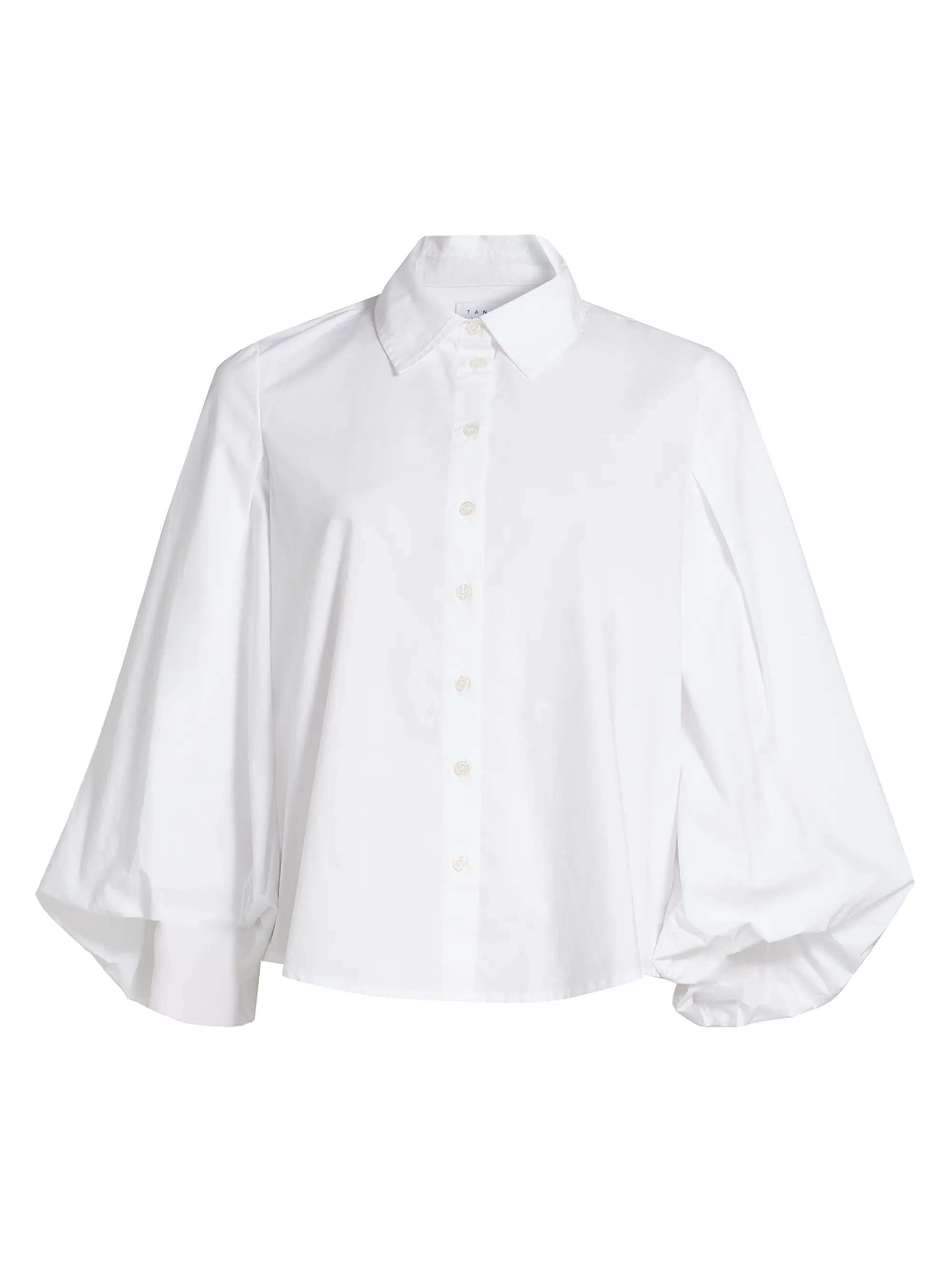 Elza Puff-Sleeve Crop Shirt