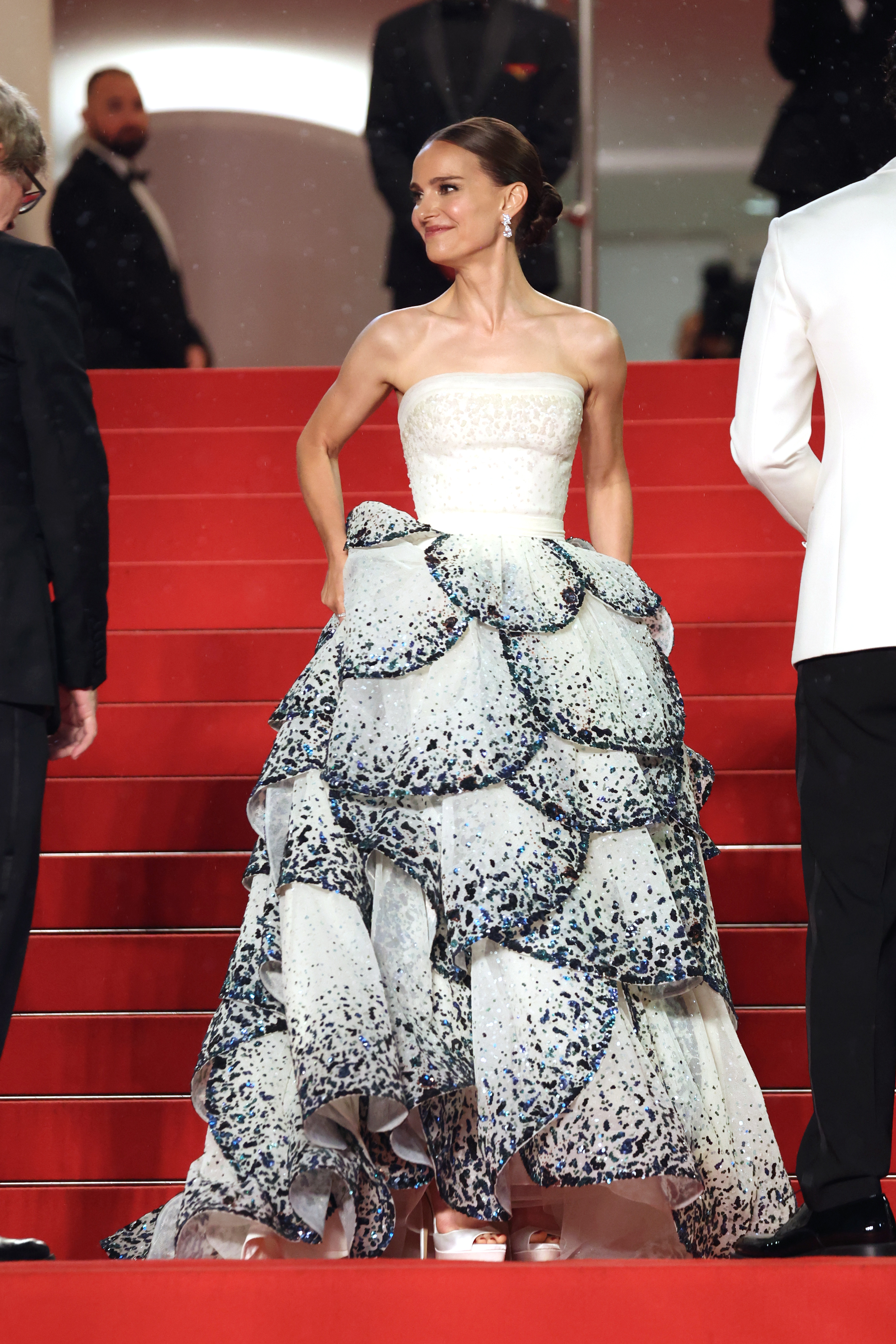 Natalie Portman during the "May December" red carpet during the 76th annual Cannes film festival at Palais des Festivals on May 20, 2023 in Cannes, France