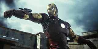 Robert Downey Jr. in Mark III in Iron Man