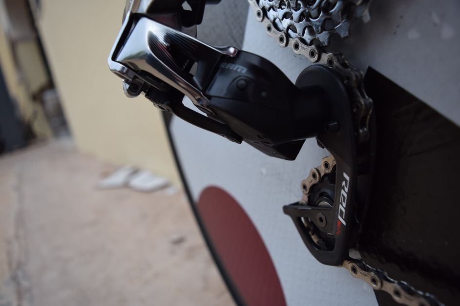 A look at the rear derailleur