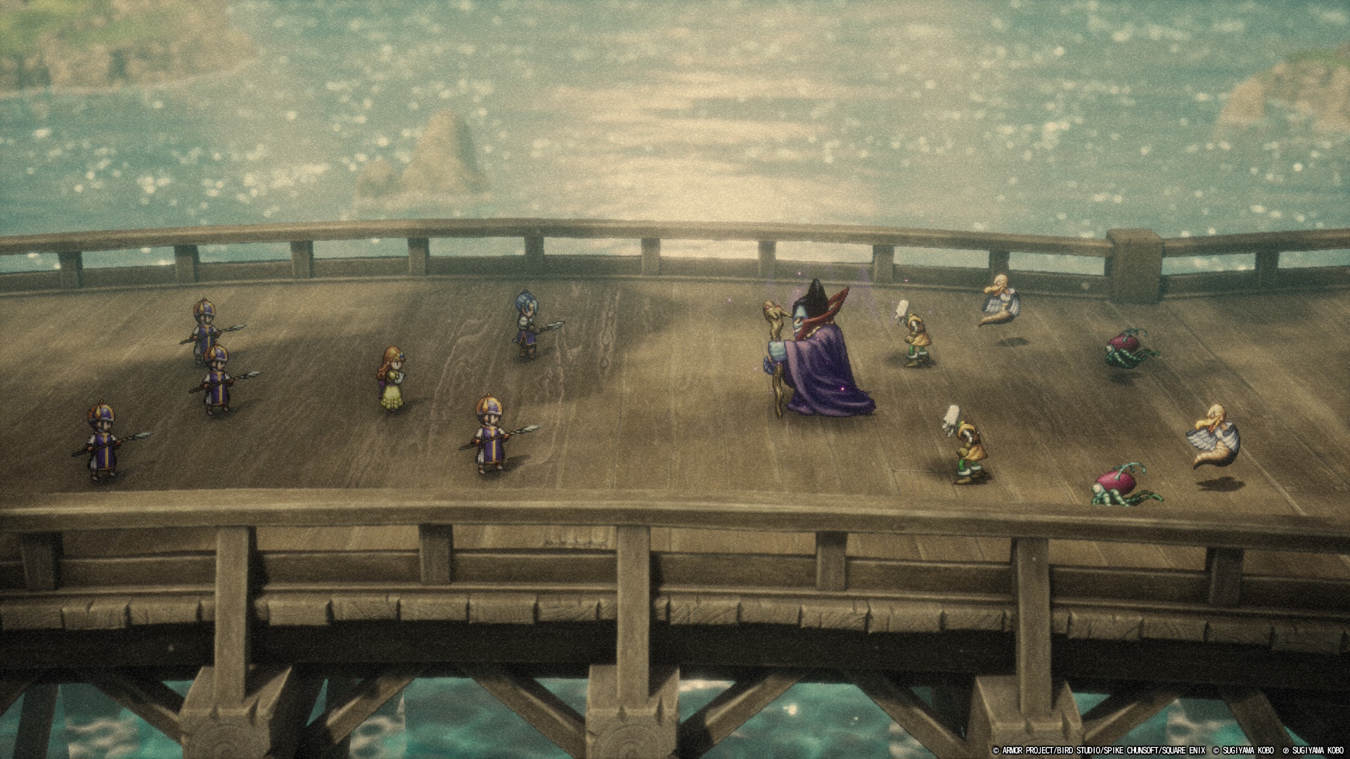 Fiends and the princess' entourage come to a head in Dragon Quest I & II HD-2D Remake