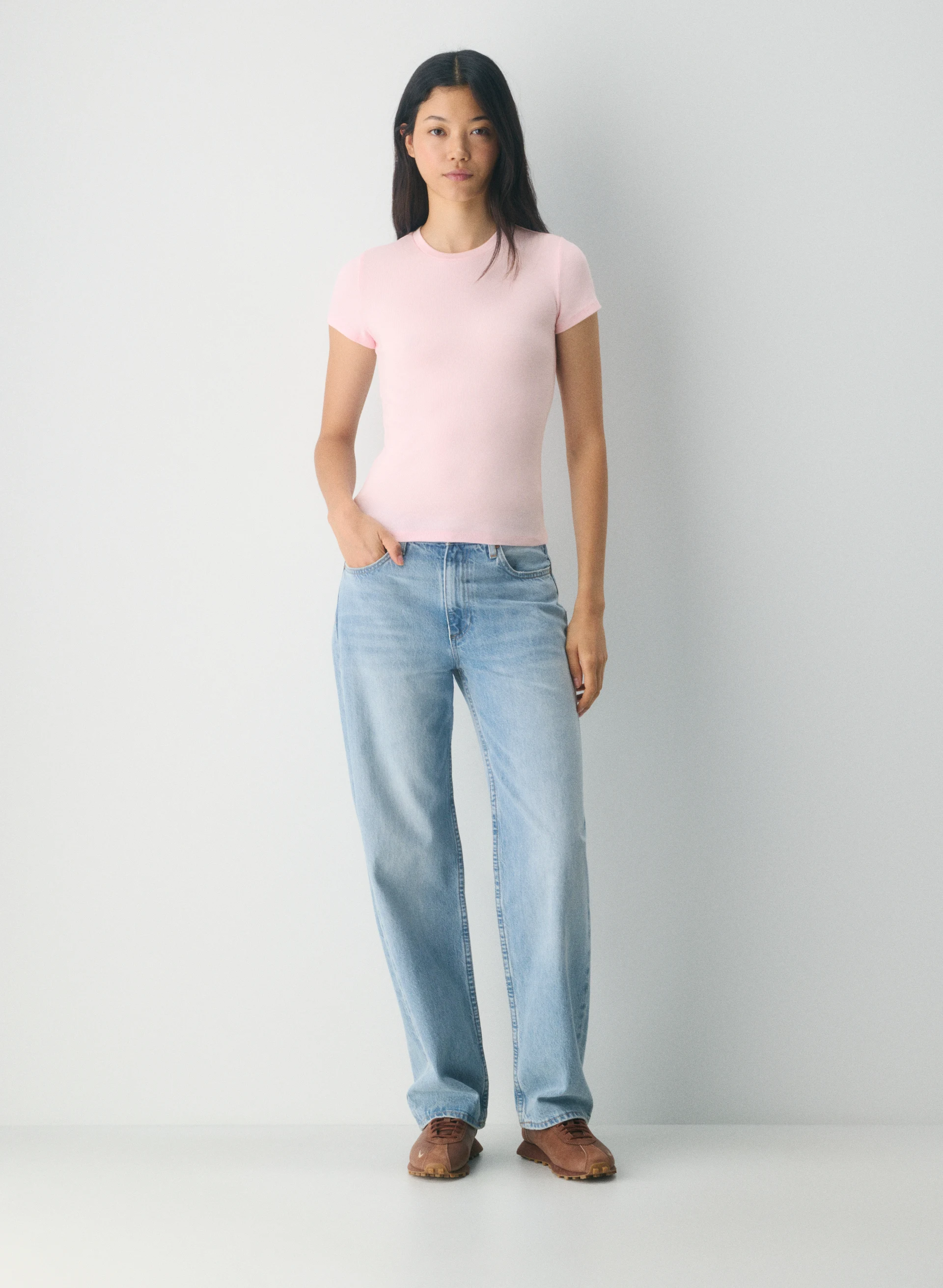 Homestretch&amp;trade; Rib Crew T-Shirt