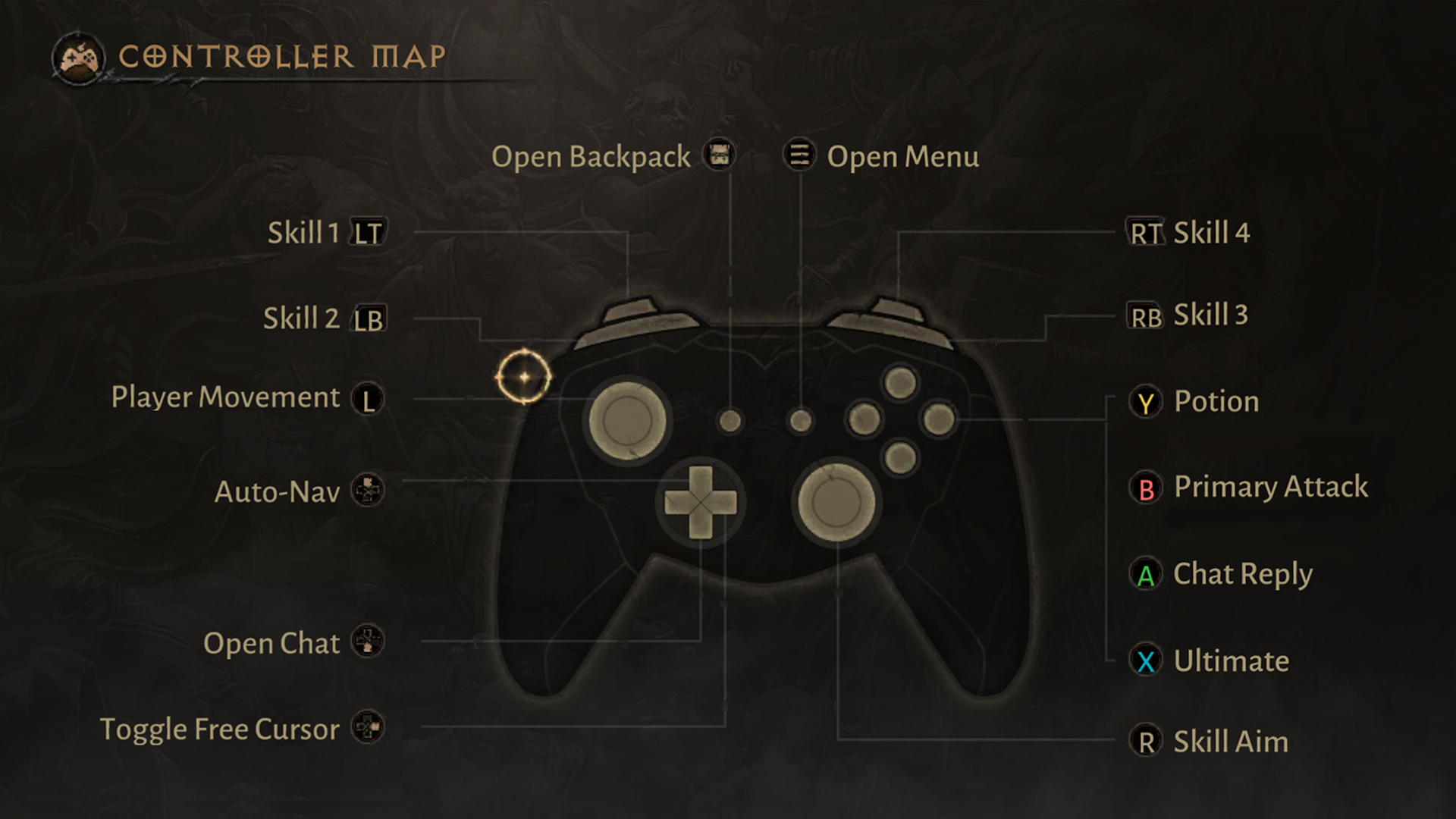 diablo immortal controller support