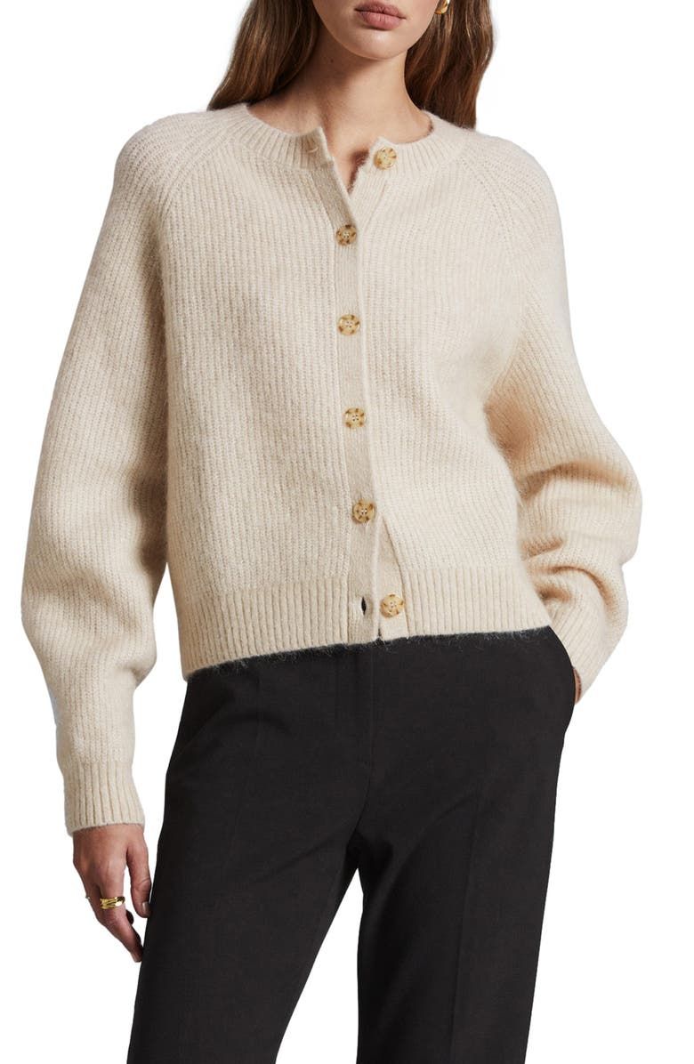 Wool & Mohair Blend Cardigan
