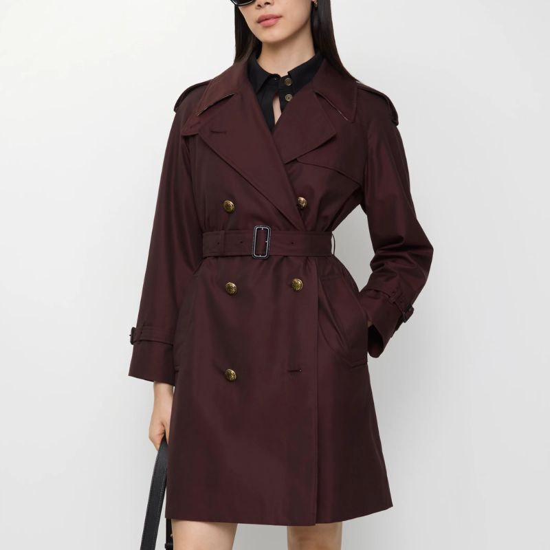 Mid-length Gabardine Castleford Trench Coat