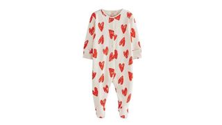 Heart patterned sleepsuit from Next
