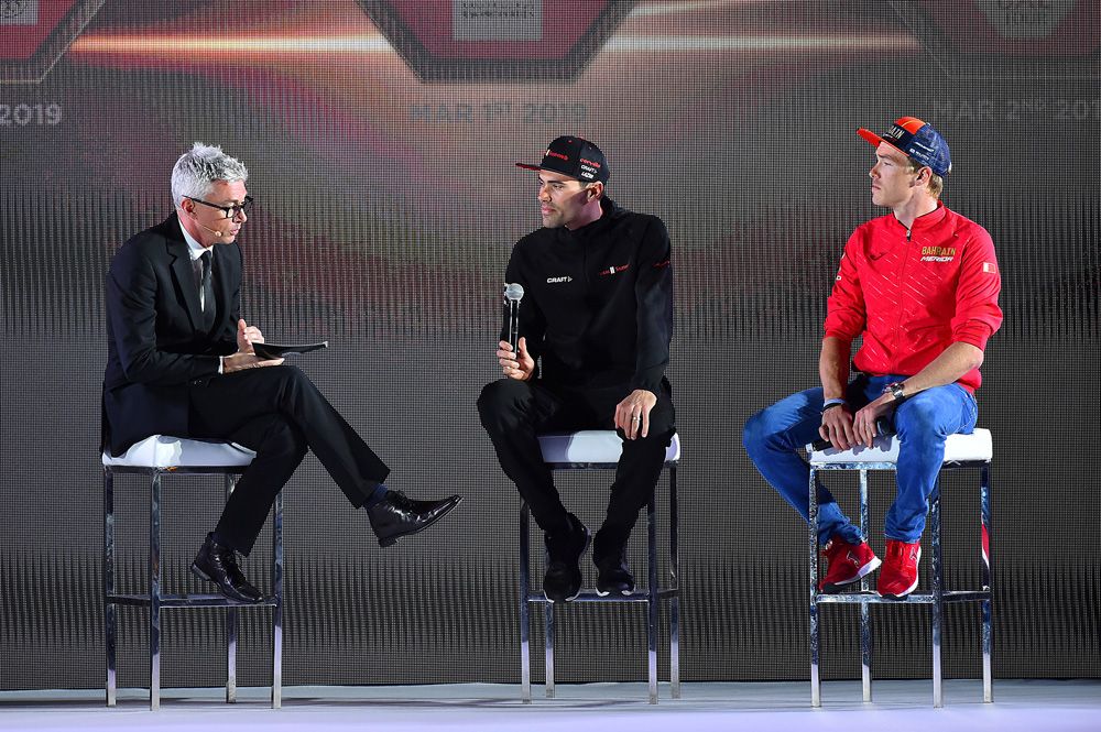 Tom Dumoulin and Rohan Dennis take questions