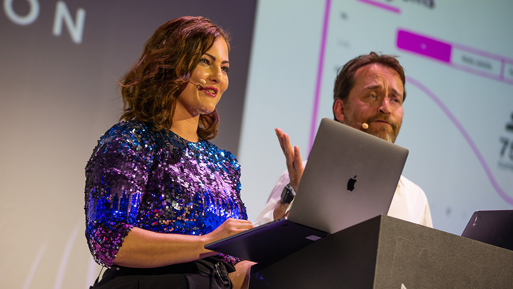 Adobe's Stephanie Maier showed off the latest additions to Adobe XD