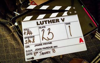Idris Elba filming new Luther: 'It’s good to be back in London, back in the coat!'
