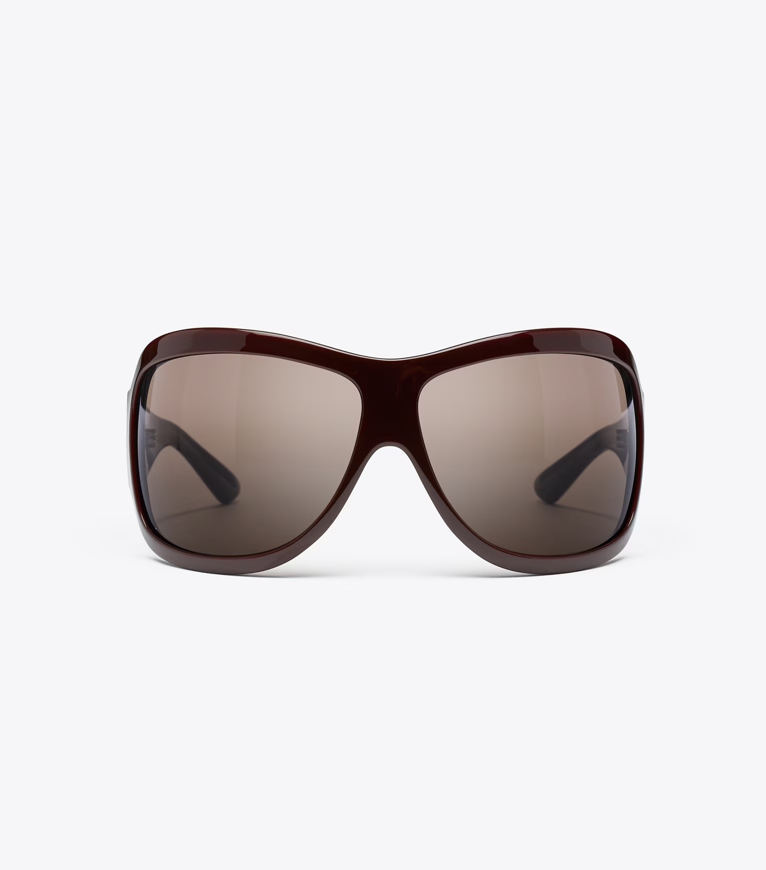Runway Wrap Sunglasses in Blue, Size Os