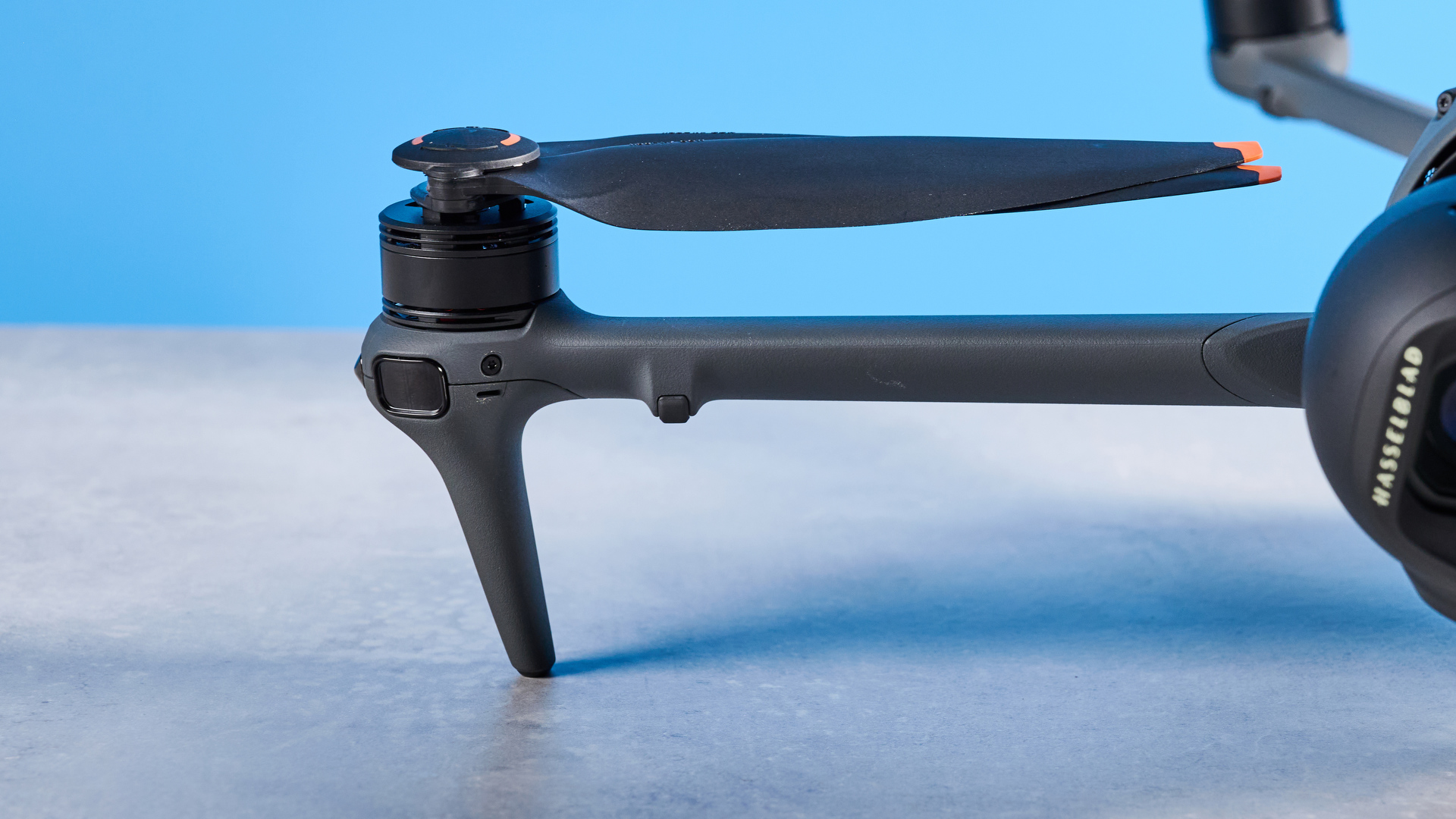 A dark grey DJI Mavic 4 Pro drone