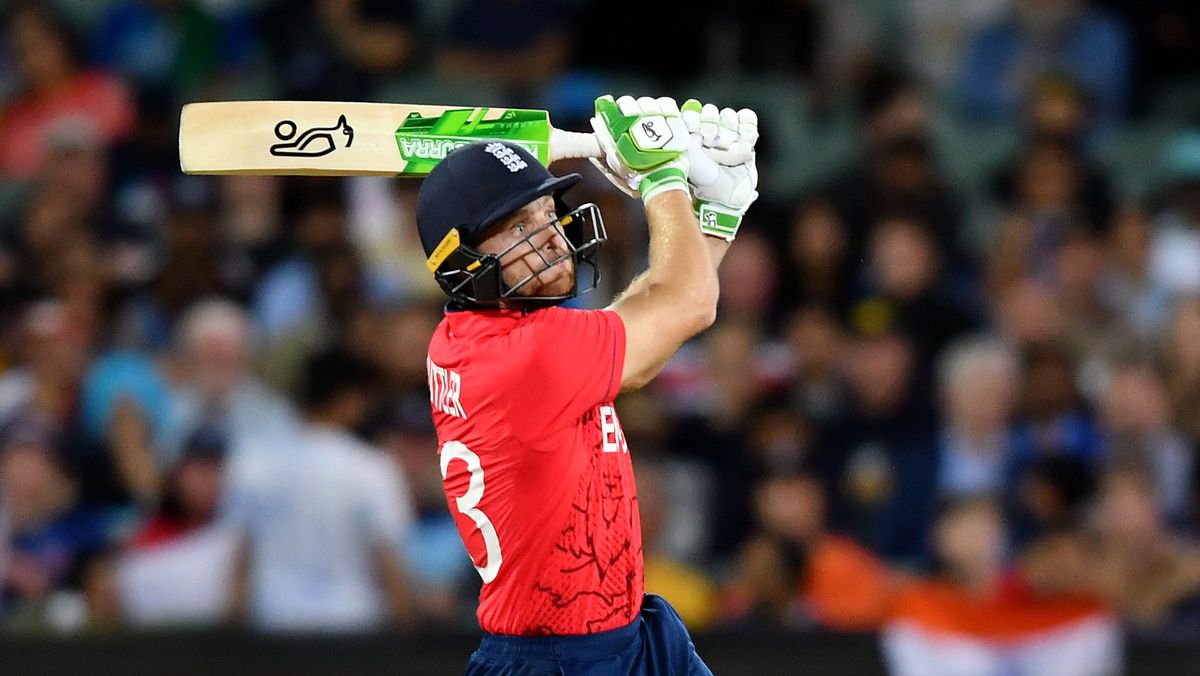 Jos Buttler of England bats during the ICC Men&#039;s T20 World Cup live stream