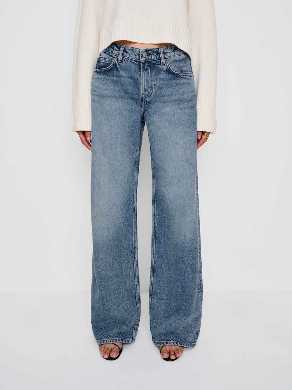 Cary Low Rise Slouchy Wide Leg Jeans