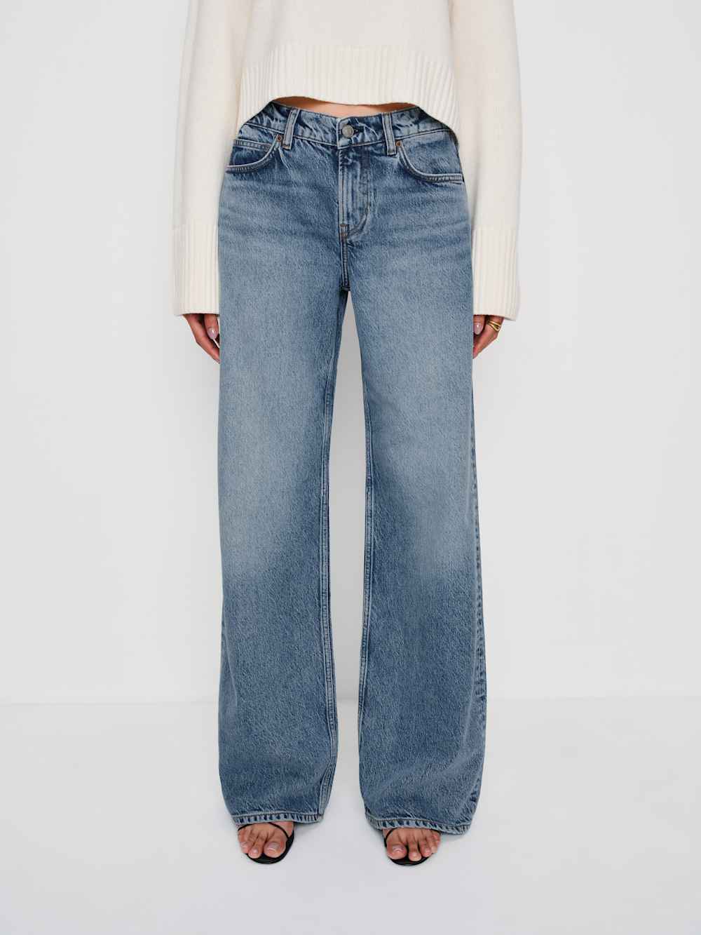 Cary Low Rise Slouchy Wide Leg Jeans